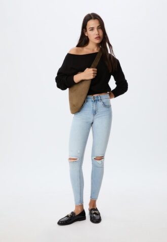 1420 Skinny-Jeans mit niedriger Taille