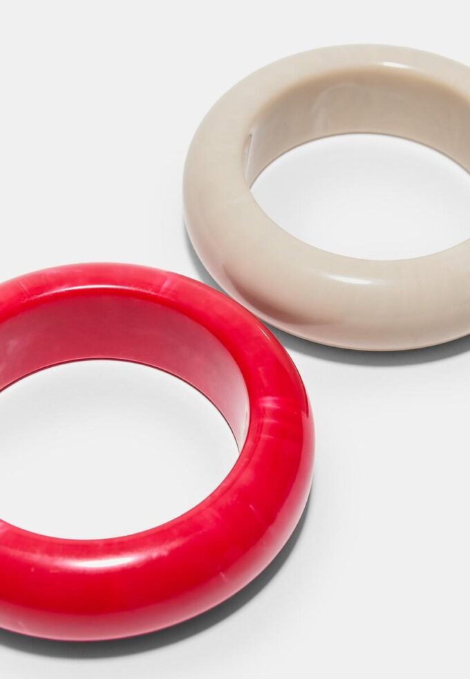 2er-Set Acetat-Armbänder