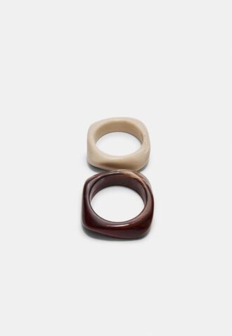 2er-Set starre Armbänder