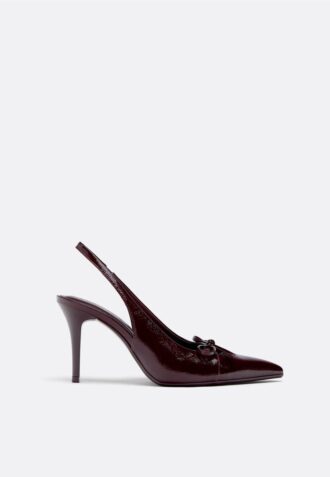 Absatzschuhe mit Schleife