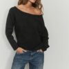 Asymmetrischer Strickpullover Asymmetrischer Strickpullover