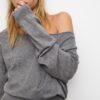 Asymmetrischer Strickpullover Asymmetrischer Strickpullover
