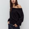 Asymmetrischer Strickpullover Asymmetrischer Strickpullover