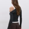 Asymmetrisches Doppel-T-Shirt Asymmetrisches Doppel-T-Shirt