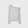 Asymmetrisches Doppel-T-Shirt Asymmetrisches Doppel-T-Shirt