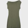 Asymmetrisches Minikleid mit Nieten
