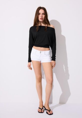 Asymmetrisches T-Shirt aus Modal