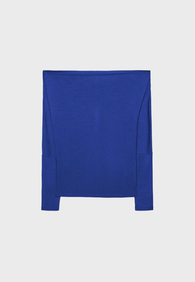 Asymmetrisches T-Shirt aus Modal Asymmetrisches T-Shirt aus Modal