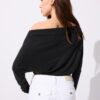 Asymmetrisches T-Shirt aus Modal Asymmetrisches T-Shirt aus Modal