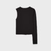 Asymmetrisches T-Shirt mit Metallschnalle Asymmetrisches T-Shirt mit Metallschnalle