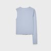 Asymmetrisches T-Shirt mit Metallschnalle Asymmetrisches T-Shirt mit Metallschnalle