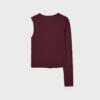 Asymmetrisches T-Shirt mit Metallschnalle Asymmetrisches T-Shirt mit Metallschnalle