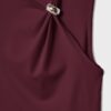 Asymmetrisches T-Shirt mit Metallschnalle Asymmetrisches T-Shirt mit Metallschnalle