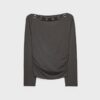 Asymmetrisches T-Shirt mit Ösen Asymmetrisches T-Shirt mit Ösen