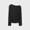 Asymmetrisches T-Shirt mit Ösen Asymmetrisches T-Shirt mit Ösen