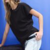 B06 Basics T-Shirt mit überschnittenen Schultern