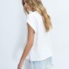 B06 Basics T-Shirt mit überschnittenen Schultern B06 Basics T-Shirt mit überschnittenen Schultern