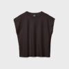 B06 Basics T-Shirt mit überschnittenen Schultern