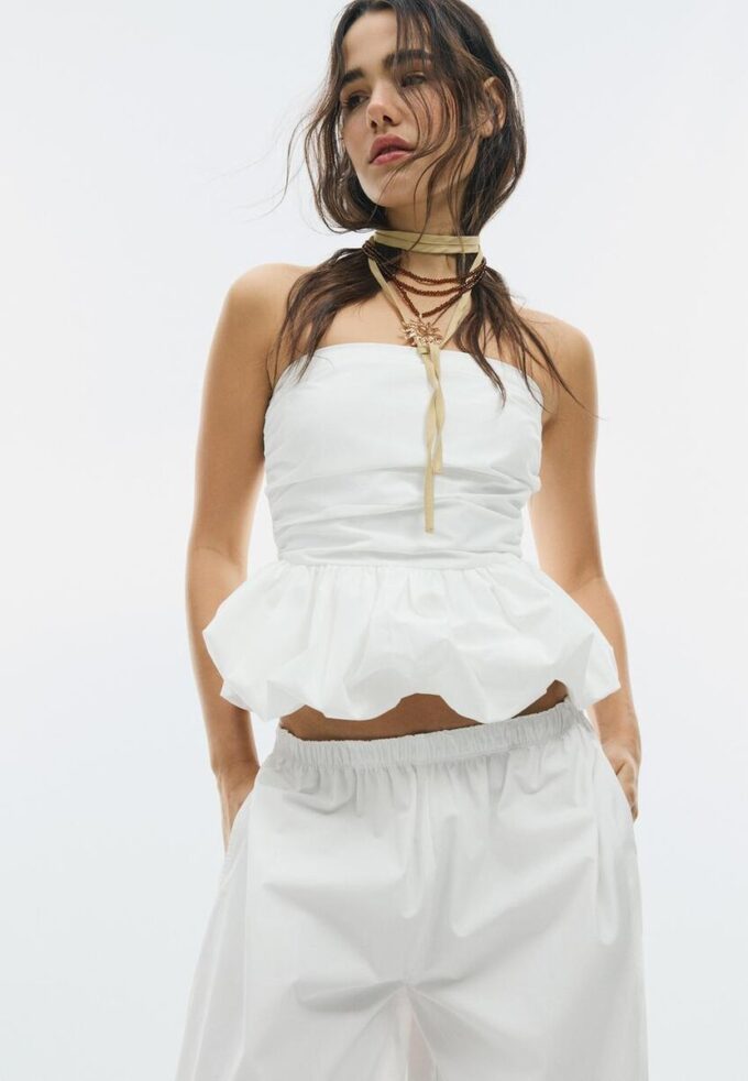Ballon-Bustier-Oberteil Ballon-Bustier-Oberteil
