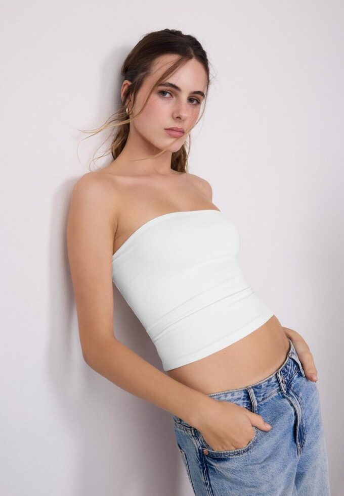 Bandeau-Oberteil aus Polyamid Bandeau-Oberteil aus Polyamid