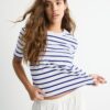 Basics Heavyweight gestreiftes T-Shirt in Regular Fit Basics Heavyweight gestreiftes T-Shirt in Regular Fit