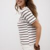 Basics Heavyweight gestreiftes T-Shirt in Regular Fit Basics Heavyweight gestreiftes T-Shirt in Regular Fit
