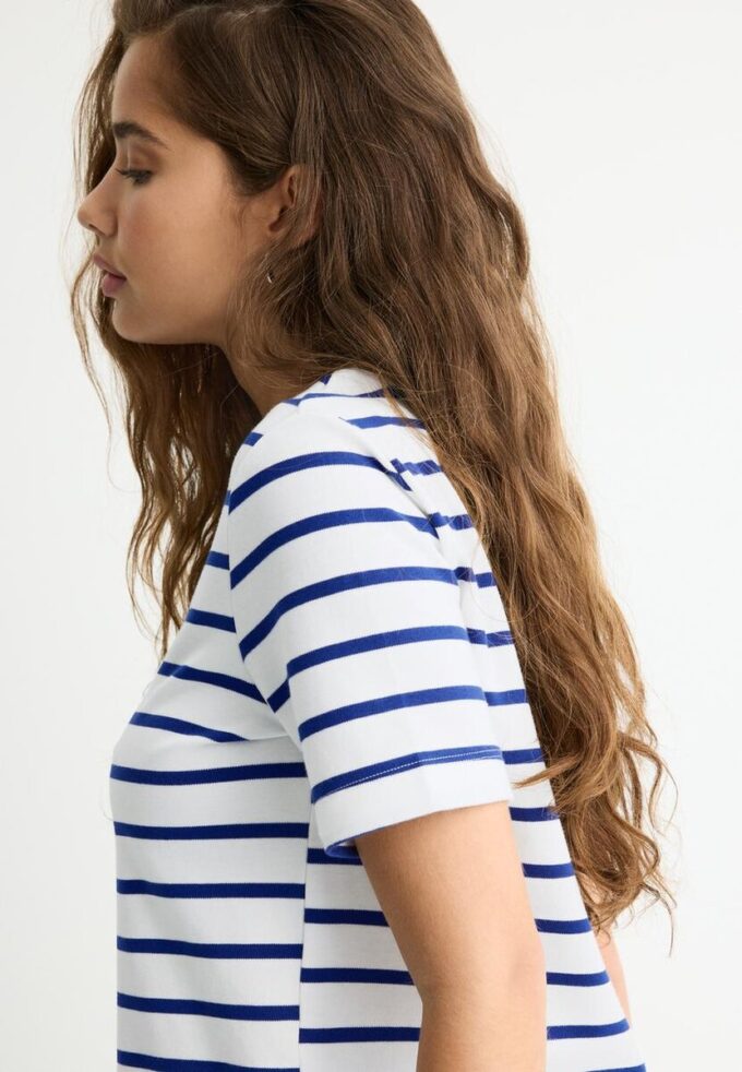 Basics Heavyweight gestreiftes T-Shirt in Regular Fit Basics Heavyweight gestreiftes T-Shirt in Regular Fit