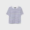 Basics Heavyweight gestreiftes T-Shirt in Regular Fit Basics Heavyweight gestreiftes T-Shirt in Regular Fit