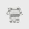 Basics Heavyweight gestreiftes T-Shirt in Regular Fit Basics Heavyweight gestreiftes T-Shirt in Regular Fit