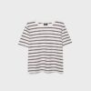 Basics Heavyweight gestreiftes T-Shirt in Regular Fit Basics Heavyweight gestreiftes T-Shirt in Regular Fit