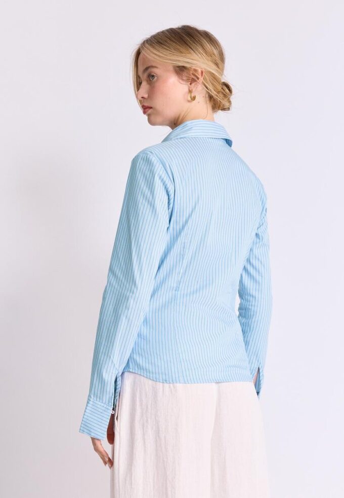 Basics-Hemd mit Streifen, tailliert Basics-Hemd mit Streifen, tailliert