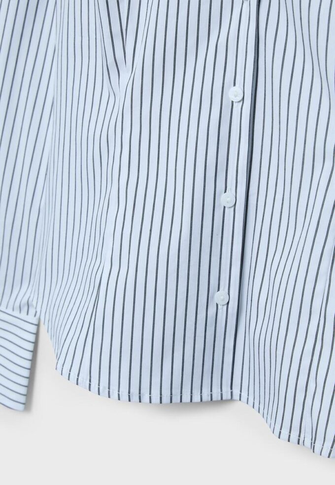 Basics-Hemd mit Streifen, tailliert Basics-Hemd mit Streifen, tailliert