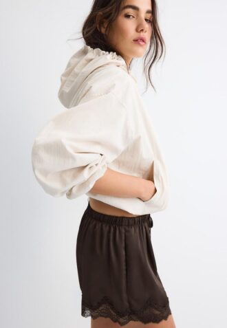 Basics-Kapuzenjacke aus Nylon