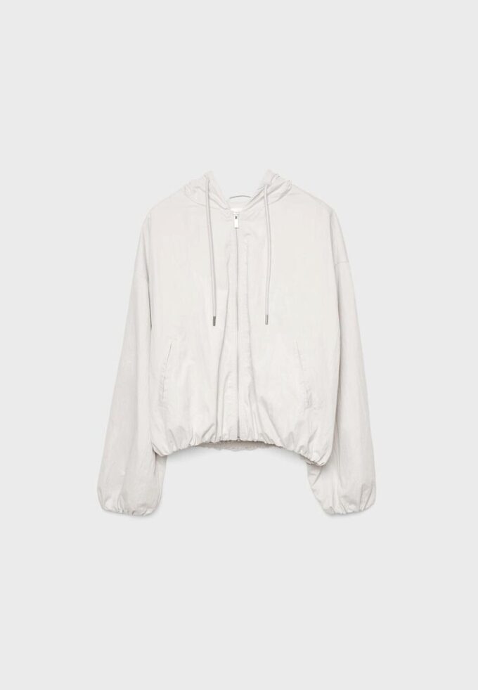Basics-Kapuzenjacke aus Nylon Basics-Kapuzenjacke aus Nylon