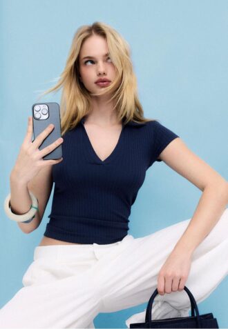 Basics Seamless Polo-T-Shirt