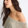 Basics-Strickpullover im Cape-Stil