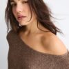 Basics-Strickpullover im Cape-Stil