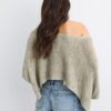 Basics-Strickpullover im Cape-Stil