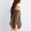 Basics-Strickpullover im Cape-Stil