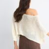 Basics-Strickpullover im Cape-Stil
