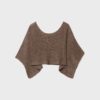 Basics-Strickpullover im Cape-Stil