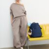 Basics-Sweatshirt mit schulterfreiem Ausschnitt