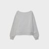Basics-Sweatshirt mit schulterfreiem Ausschnitt