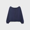 Basics-Sweatshirt mit schulterfreiem Ausschnitt