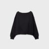 Basics-Sweatshirt mit schulterfreiem Ausschnitt