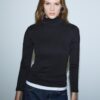 Basics T-Shirt mit hohem Kragen Basics T-Shirt mit hohem Kragen