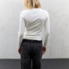Basics T-Shirt mit hohem Kragen Basics T-Shirt mit hohem Kragen