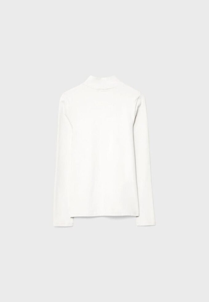 Basics T-Shirt mit hohem Kragen Basics T-Shirt mit hohem Kragen