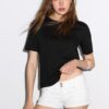 Basics-T-Shirt mit normaler Passform und schwerem Stoff Basics-T-Shirt mit normaler Passform und schwerem Stoff