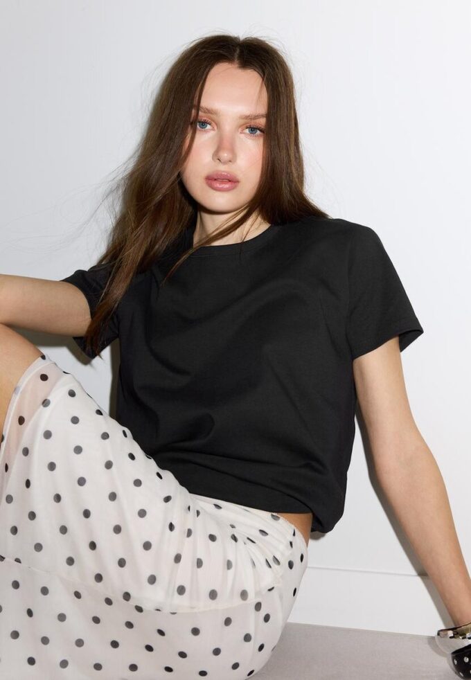 Basics-T-Shirt mit normaler Passform und Soft Touch-Gefühl Basics-T-Shirt mit normaler Passform und Soft Touch-Gefühl